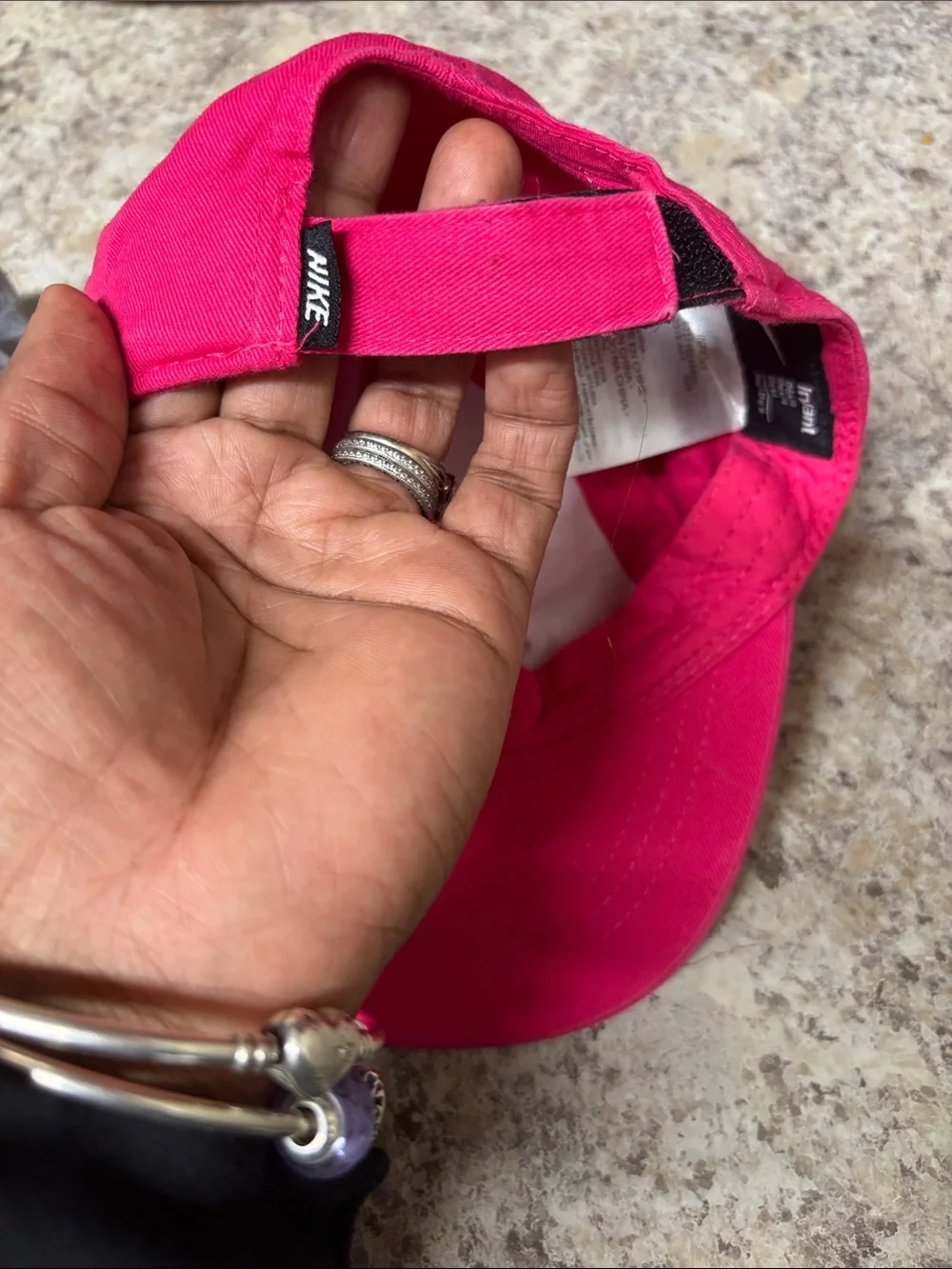 Nike Infant Hot Pink Baseball Cap Hat Dri-Fit